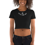 Let's Find Out Ladies Crop Tee