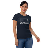 You Are Never Out of the Fight Women's short sleeve t-shirt