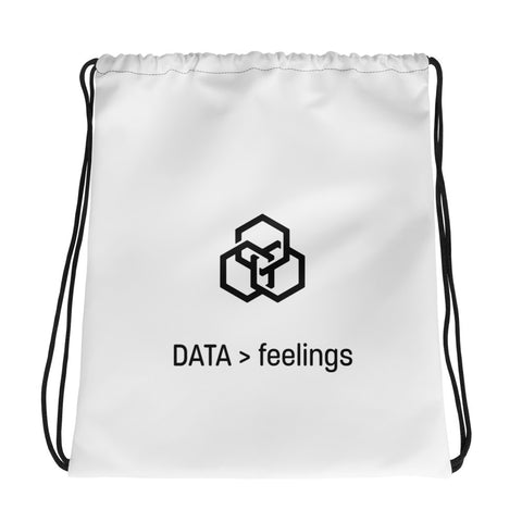 DATA>feelings Drawstring Bag