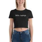 DATA>feelings Ladies Crop Tee