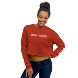 DATA>feelings Ladies Crop Sweatshirt