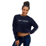 DATA>feelings Ladies Crop Sweatshirt